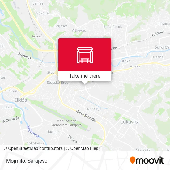 Mojmilo mapa
