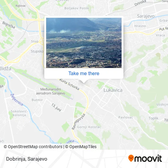 Dobrinja map