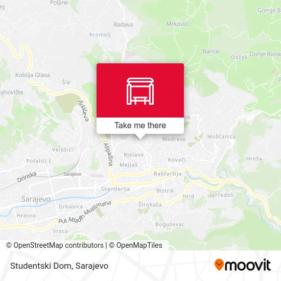 Studentski Dom mapa