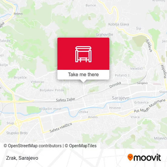Zrak map
