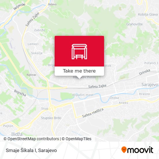 Smaje Šikala I map