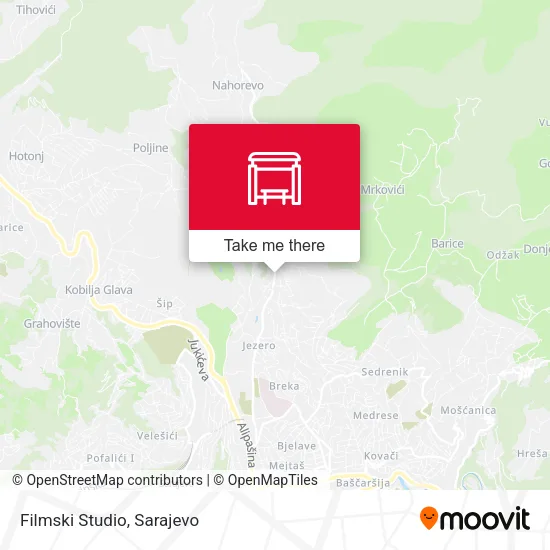 Filmski Studio map