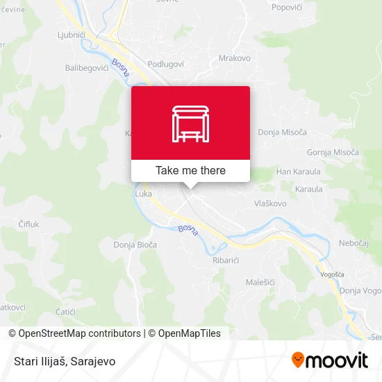 Stari Ilijaš map