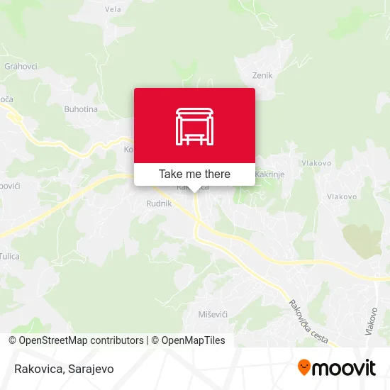 Rakovica mapa