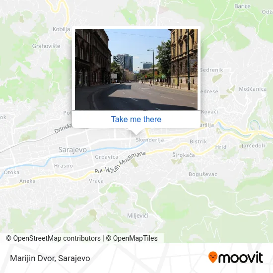 Marijin Dvor mapa