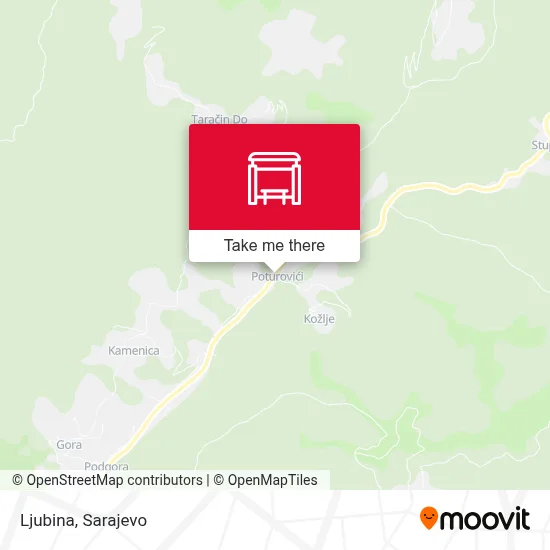 Ljubina map