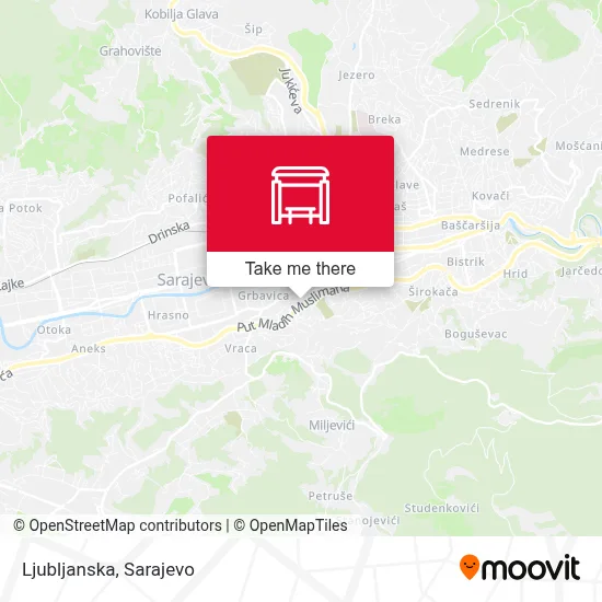 Ljubljanska map