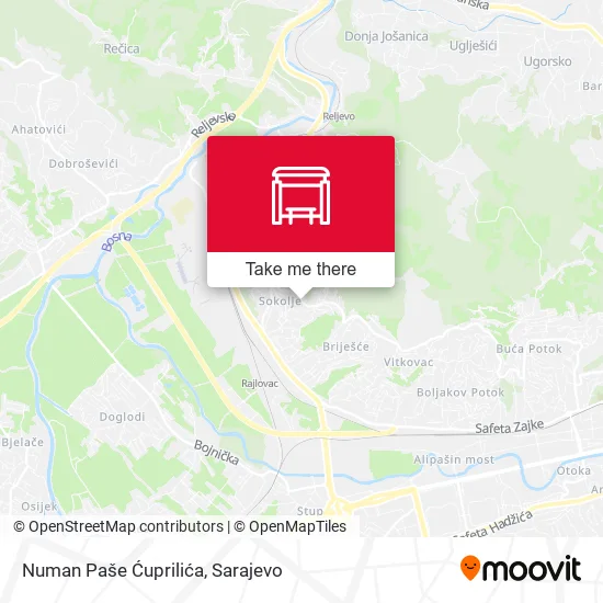 Numan Paše Ćuprilića mapa