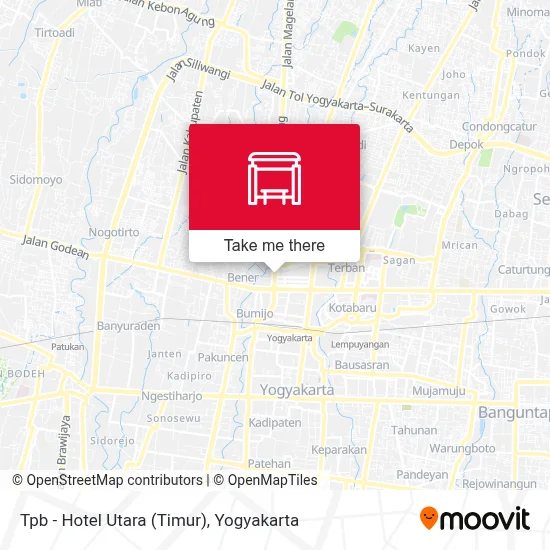 Tpb - Hotel Utara (Timur) map
