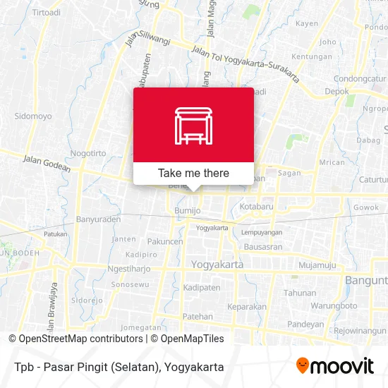 Tpb - Pasar Pingit (Selatan) map