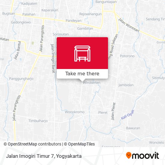 Jalan Imogiri Timur 7 map