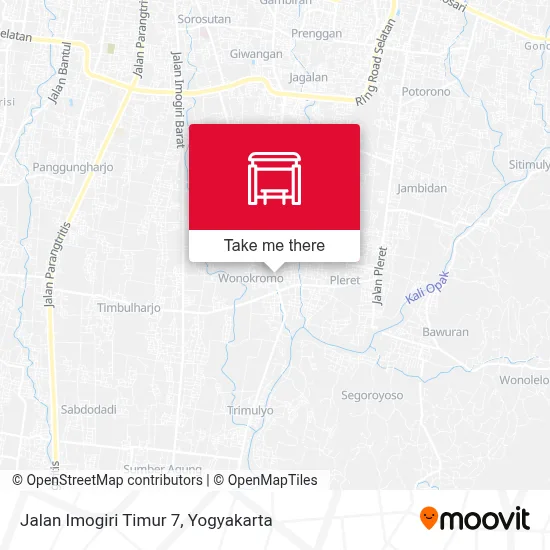 Jalan Imogiri Timur 7 map