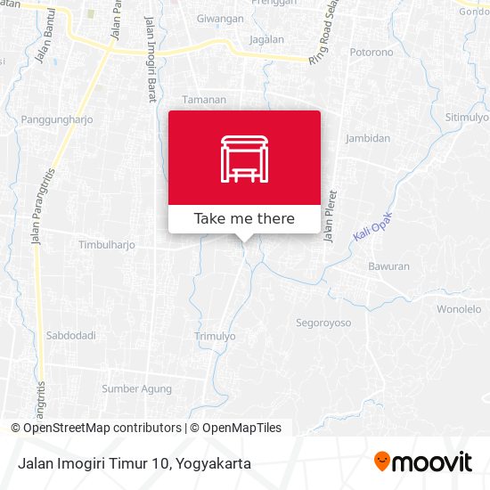 Jalan Imogiri Timur 10 map