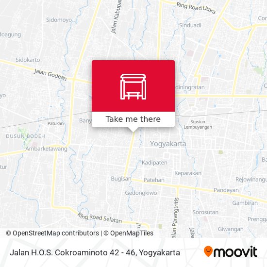Jalan H.O.S. Cokroaminoto 42 - 46 map