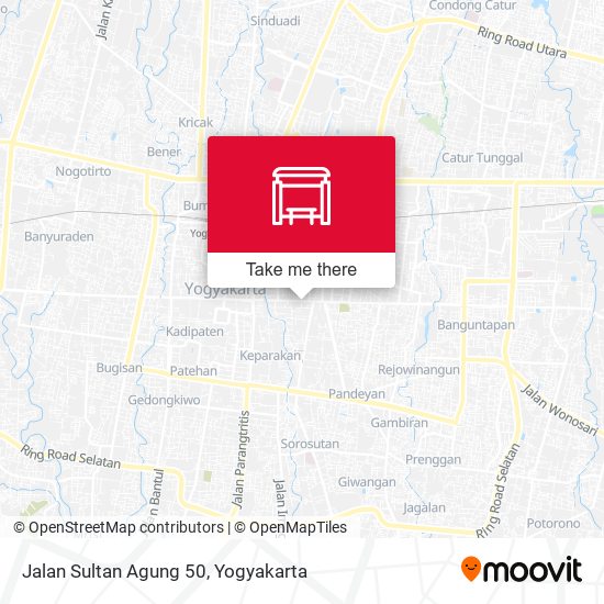 Jalan Sultan Agung 50 map