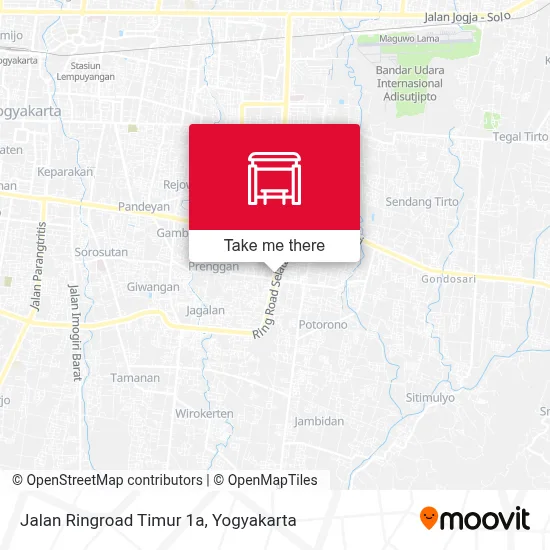 Jalan Ringroad Timur 1a map
