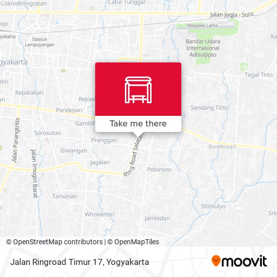 Jalan Ringroad Timur 17 map