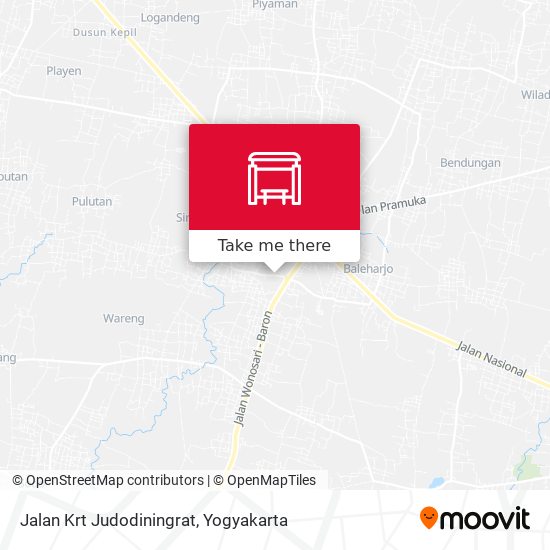 Jalan Krt Judodiningrat map