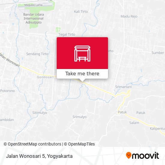 Jalan Wonosari 5 map