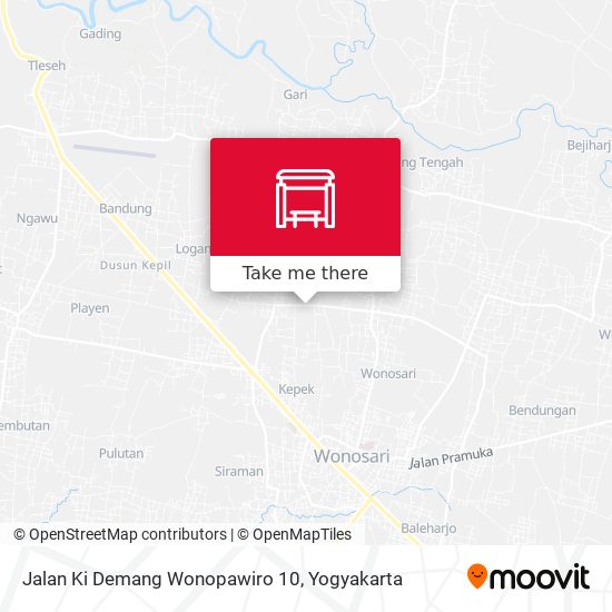 Jalan Ki Demang Wonopawiro 10 map