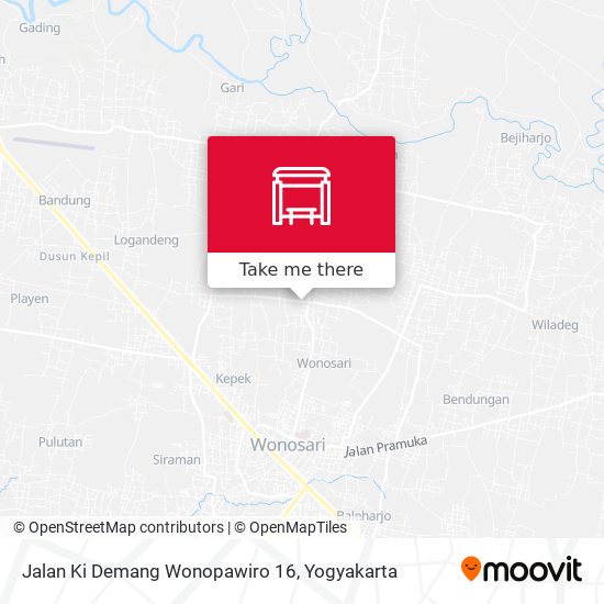 Jalan Ki Demang Wonopawiro 16 map