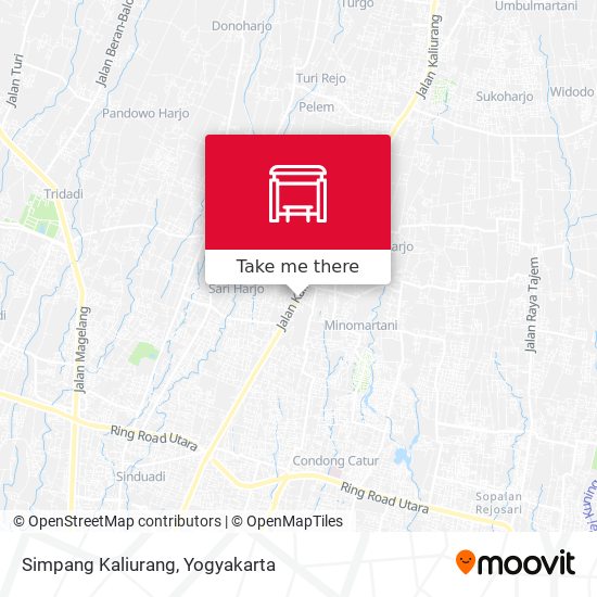 Simpang Kaliurang map