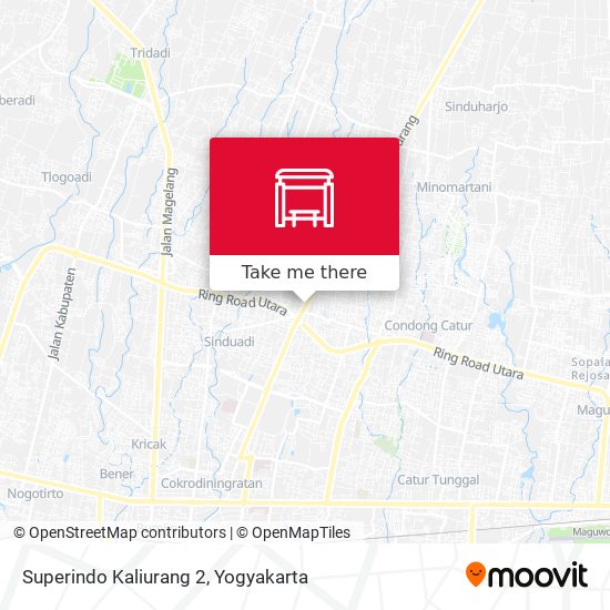 Superindo Kaliurang 2 map