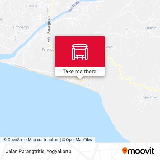 Jalan Parangtritis map