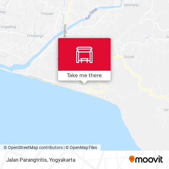 Jalan Parangtritis map