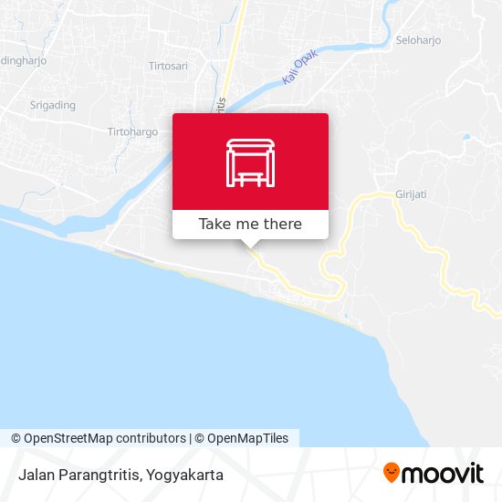 Jalan Parangtritis map