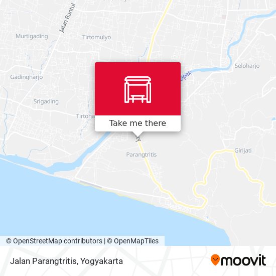 Jalan Parangtritis map