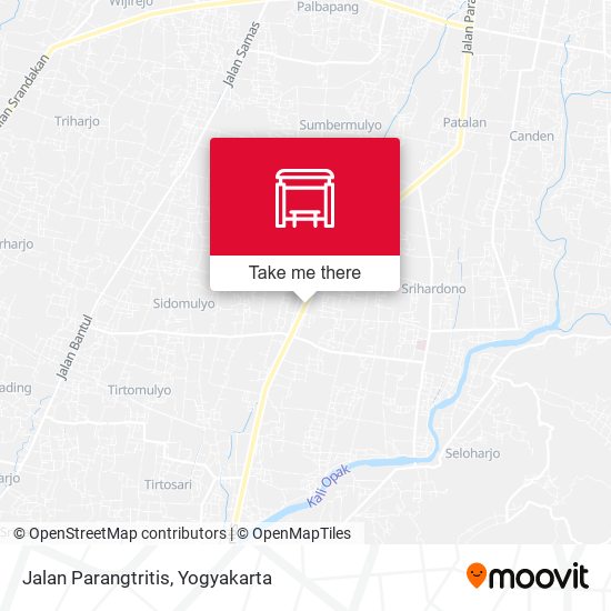 Jalan Parangtritis map