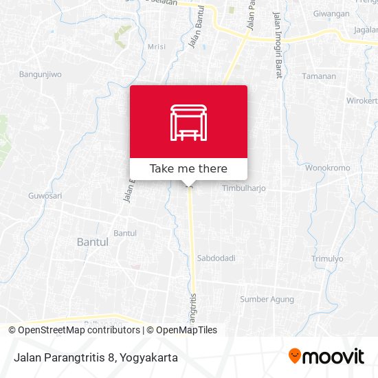 Jalan Parangtritis 8 map