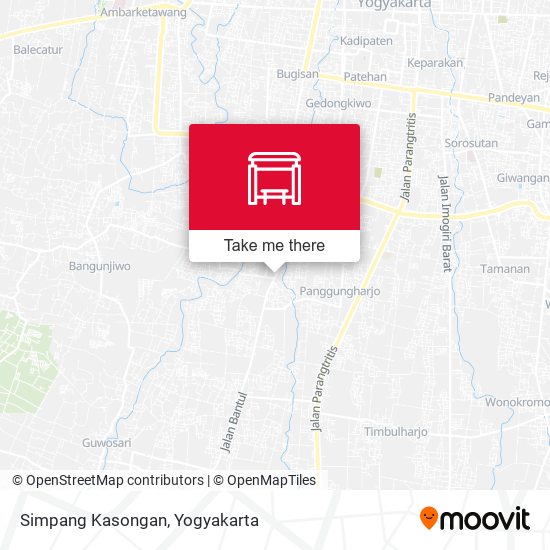 Simpang Kasongan map