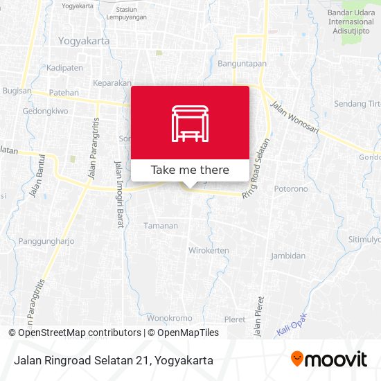 Jalan Ringroad Selatan 21 map