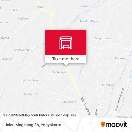 Jalan Magelang 36 map