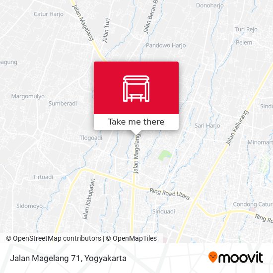 Jalan Magelang 71 map