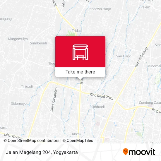 Jalan Magelang 204 map