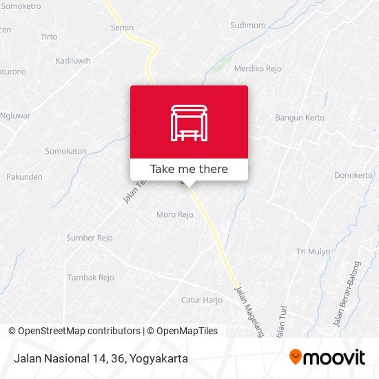 Jalan Nasional 14, 36 map