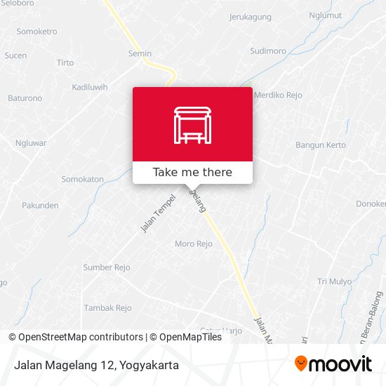 Jalan Magelang 12 map