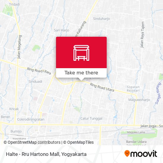 Halte - Rru Hartono Mall map