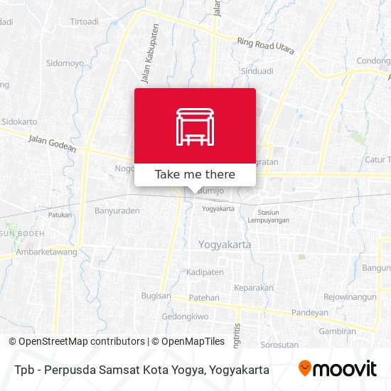 Tpb - Perpusda Samsat Kota Yogya map