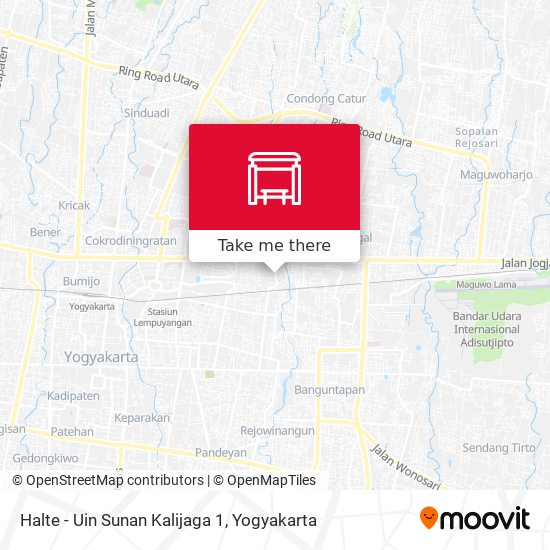 Halte - Uin Sunan Kalijaga 1 map