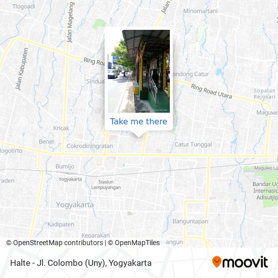 Halte - Jl. Colombo (Uny) map