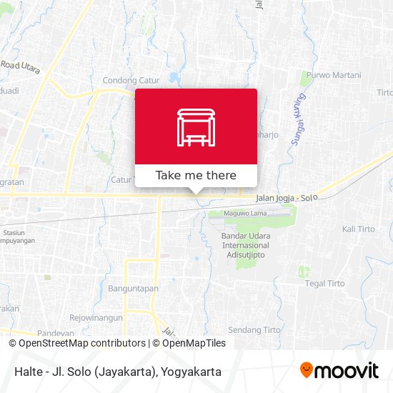 Halte - Jl. Solo (Jayakarta) map