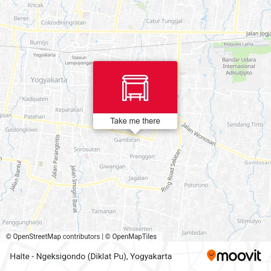 Halte - Ngeksigondo (Diklat Pu) map