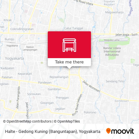 Halte - Gedong Kuning (Banguntapan) map