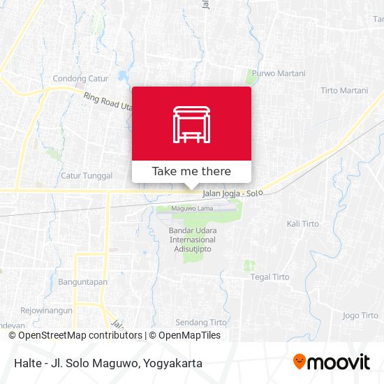 Halte - Jl. Solo Maguwo map