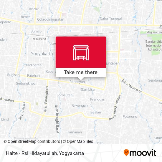 Halte - Rsi Hidayatullah map