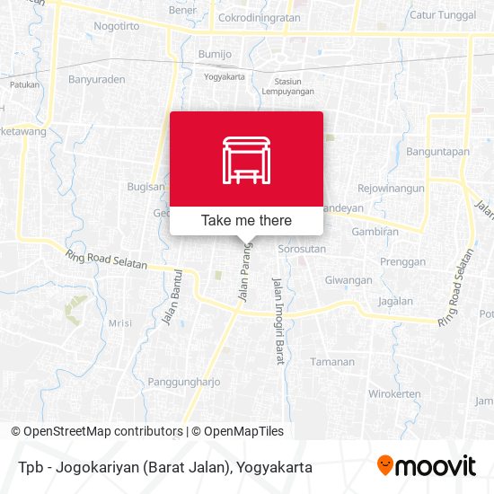 Tpb - Jogokariyan (Barat Jalan) map